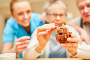 Image of an Adult receiving ocupational therapy to illustrate the need for incapacity Planning North Carolina