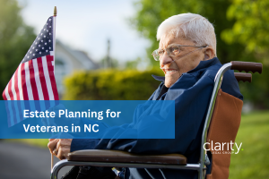 Image of an elderly veteran in a wheelchair with oxygen to illustrate the need for estate planning for veterans in NC.